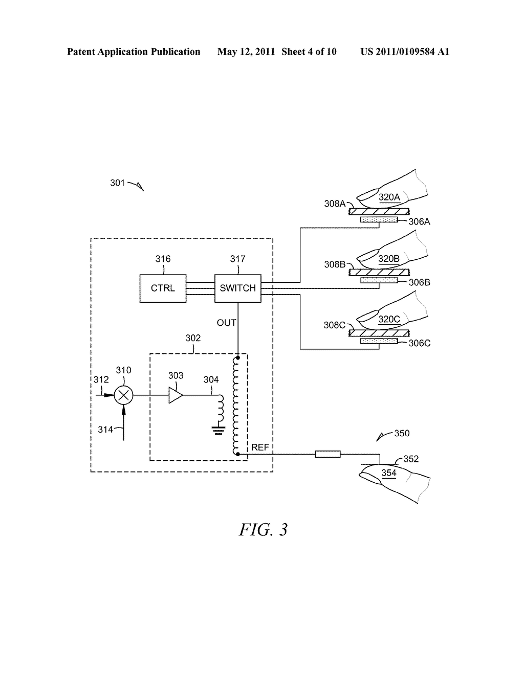 TACTILE STIMULATION APPARATUS HAVING A COMPOSITE SECTION COMPRISING A SEMICONDUCTING MATERIAL - diagram, schematic, and image 05