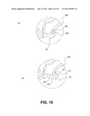 DISK DRIVE INCLUDING A LATCH CONFIGURED TO LOCK AN ACTUATOR IN RESPONSE TO AN EXTERNAL FORCE diagram and image