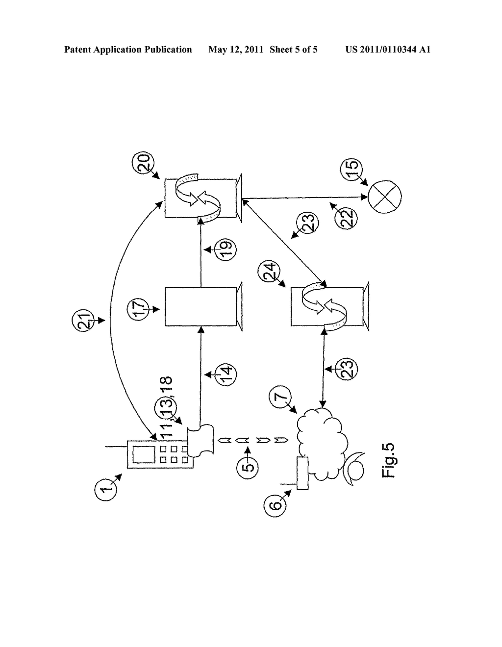 Communication System for Voice-Over Internet Protocol Using License-Free Frequencies and a Mobile Telephone - diagram, schematic, and image 06