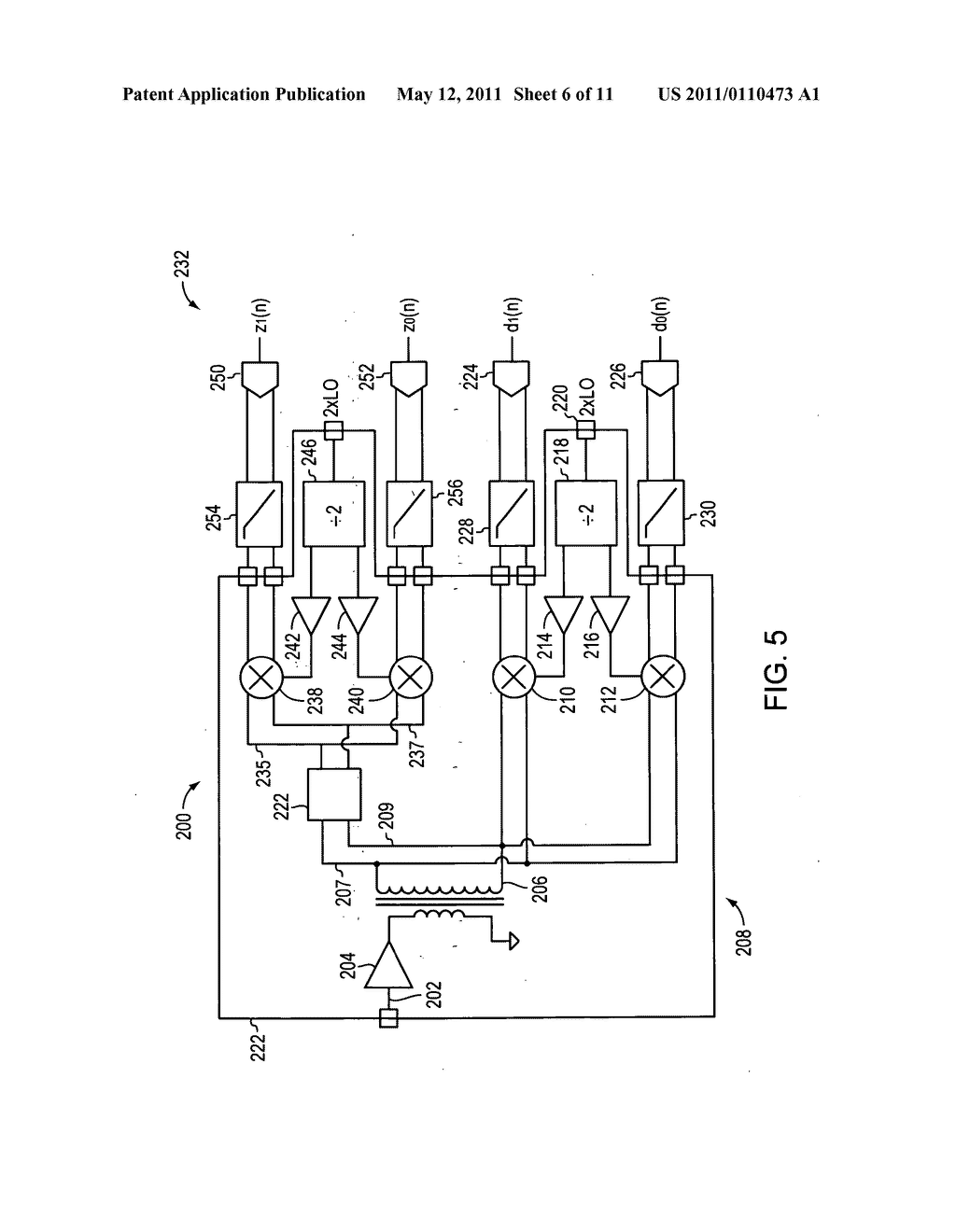 DIGITAL AND ANALOG IM3 PRODUCT COMPENSATION CIRCUITS FOR AN RF RECEIVER - diagram, schematic, and image 07