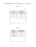 IMAGING AREA SPECIFYING APPARATUS, RADIOGRAPHIC SYSTEM, IMAGING AREA SPECIFYING METHOD, RADIOGRAPHIC APPARATUS, AND IMAGING TABLE diagram and image