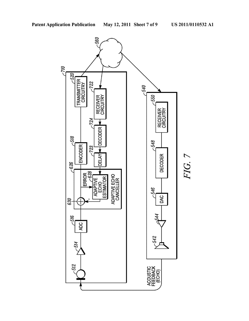 HOWLING SUPPRESSION USING ECHO CANCELLATION - diagram, schematic, and image 08