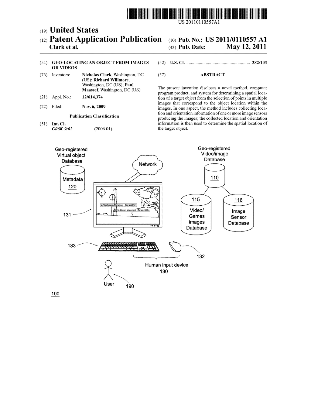 Geo-locating an Object from Images or Videos - diagram, schematic, and image 01