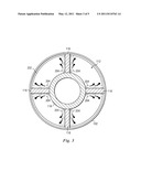 Exhaust Ring and Method to Reduce Turbine Acoustic Signature diagram and image