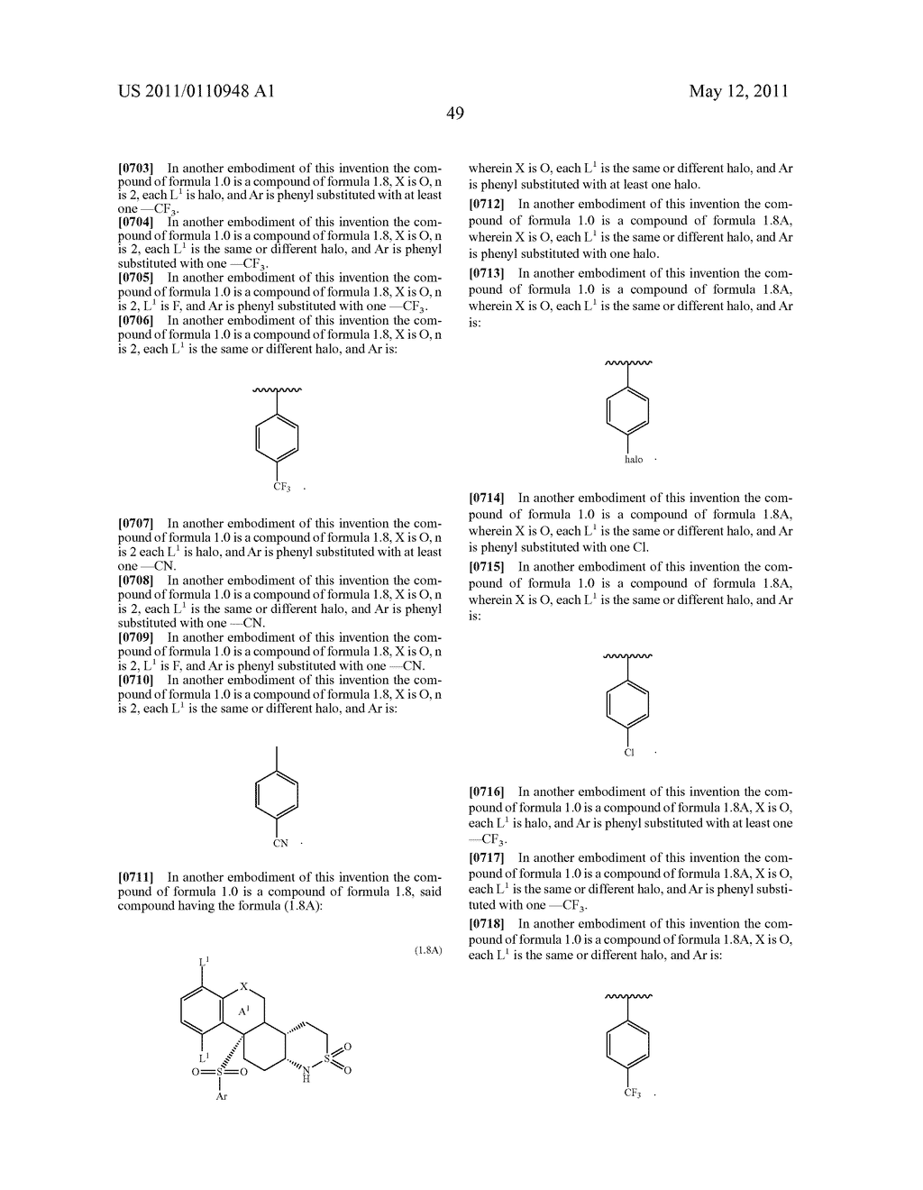 BENZENESULFONYL-CHROMANE, THIOCHROMANE, TETRAHYDRONAPHTHALENE AND RELATED GAMMA SECRETASE INHIBITORS - diagram, schematic, and image 50