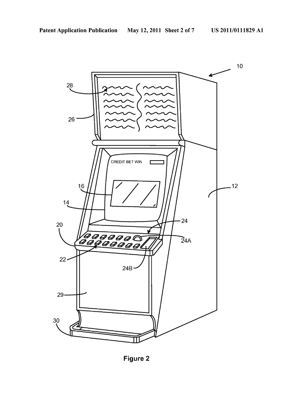 METHOD OF GAMING, A GAME CONTROLLER AND A GAMING SYSTEM - diagram, schematic, and image 03