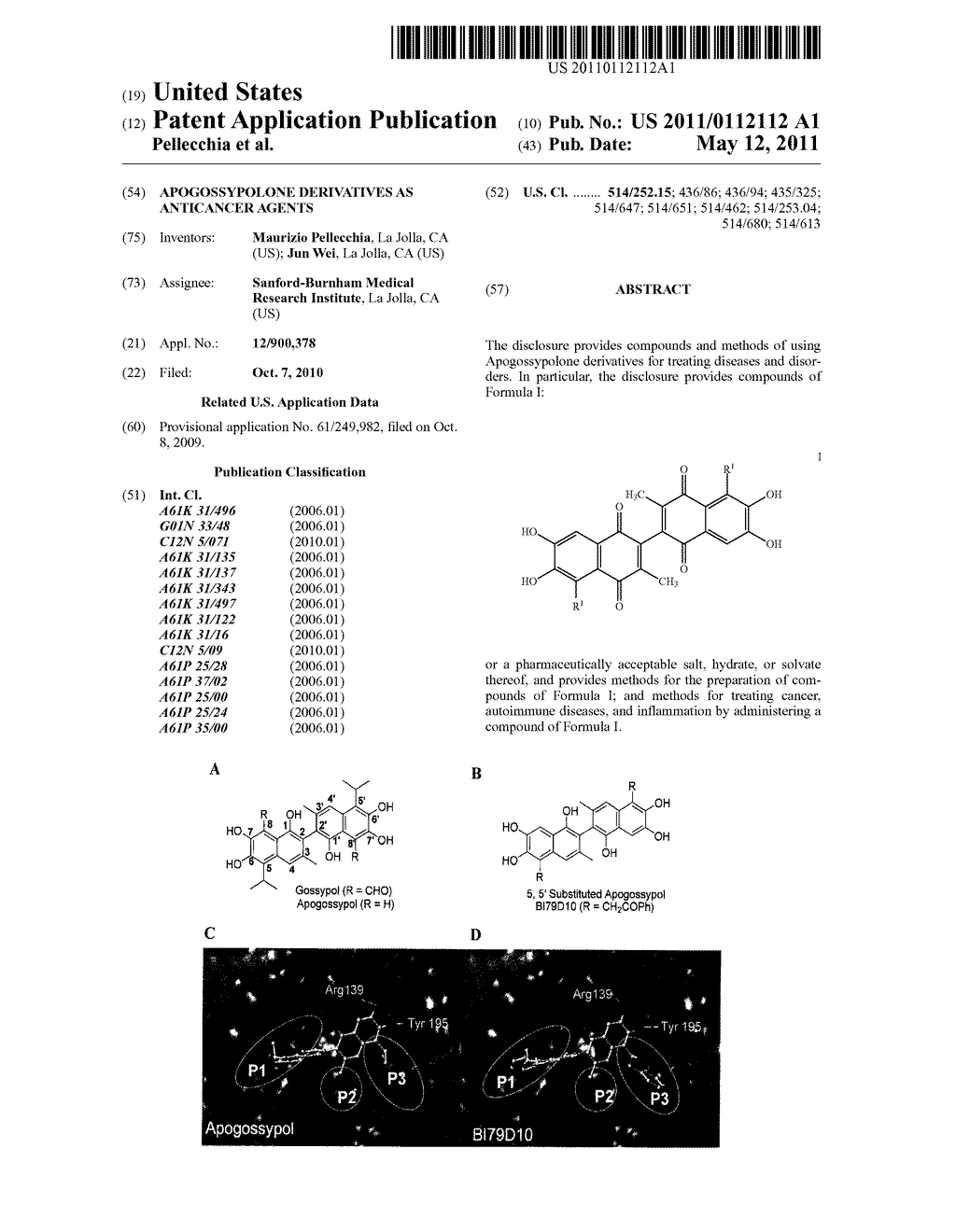 APOGOSSYPOLONE DERIVATIVES AS ANTICANCER AGENTS - diagram, schematic, and image 01