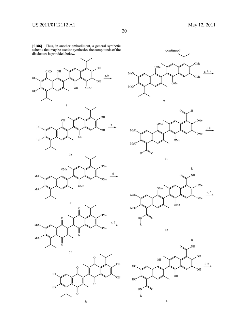 APOGOSSYPOLONE DERIVATIVES AS ANTICANCER AGENTS - diagram, schematic, and image 46
