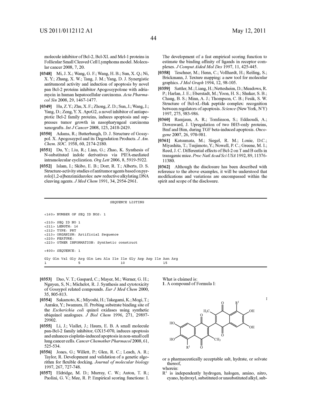 APOGOSSYPOLONE DERIVATIVES AS ANTICANCER AGENTS - diagram, schematic, and image 70