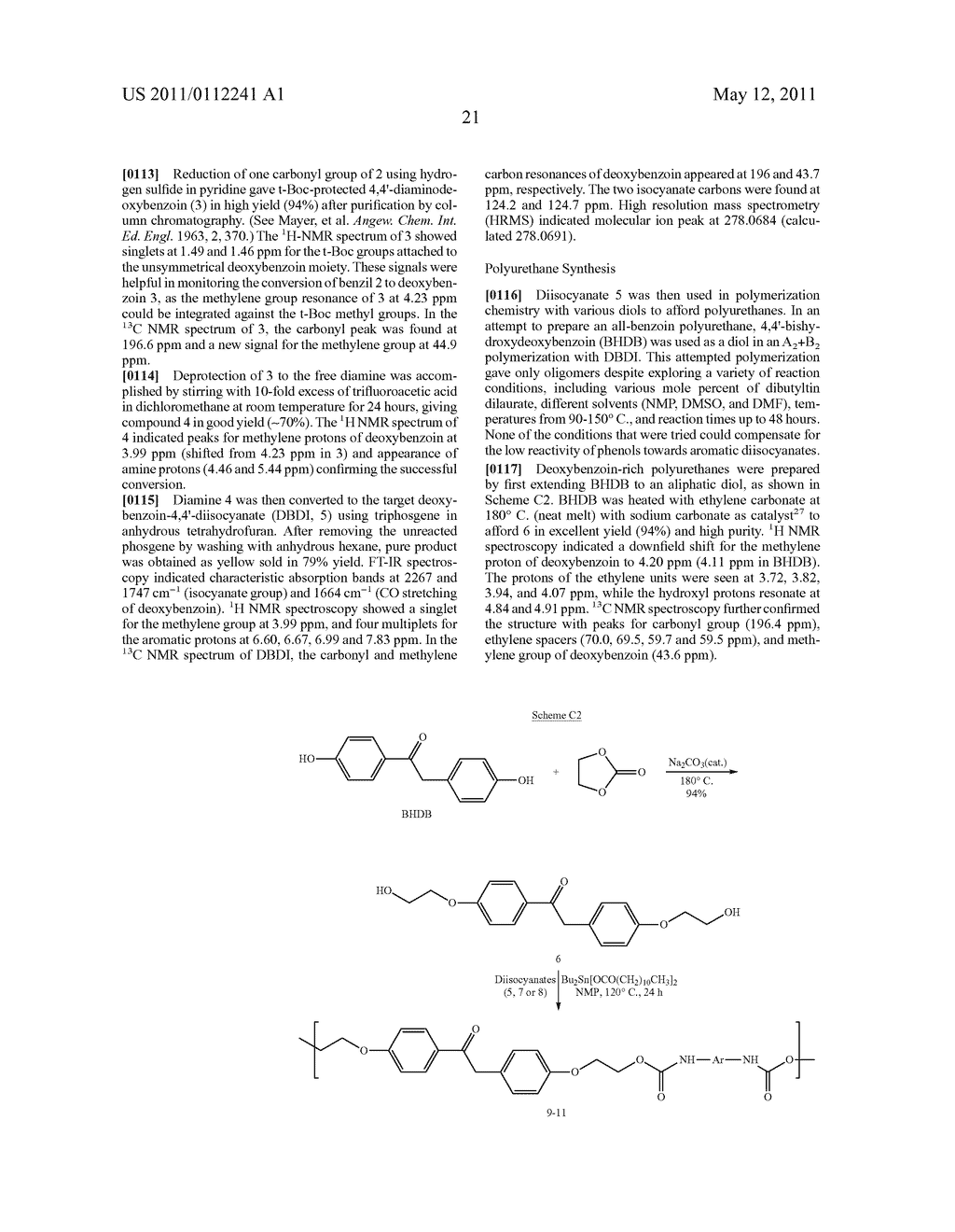 DEOXYBENZOIN-DERIVED ANTI-FLAMMABLE POLYMERS - diagram, schematic, and image 28