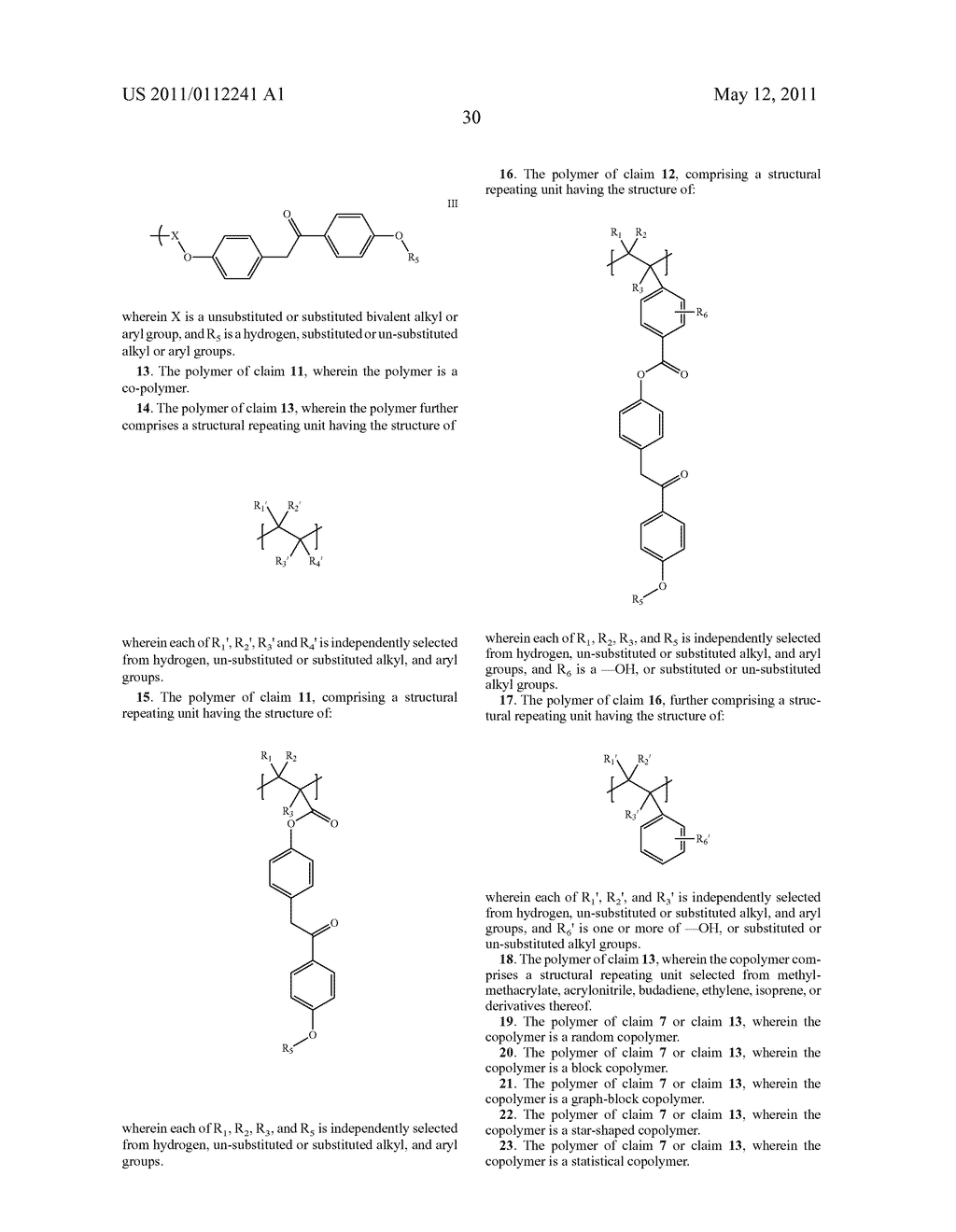 DEOXYBENZOIN-DERIVED ANTI-FLAMMABLE POLYMERS - diagram, schematic, and image 37