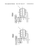 SYSTEM AND METHOD FOR CONTROLLING THE FRESH AIR AND BURNT GASES INTRODUCED INTO AN INTERNAL COMBUSTION ENGINE DURING TRANSITIONS BETWEEN THE PURGING OF A NITROGEN OXIDES TRAP AND THE REGENERATION OF A PARTICULATE FILTER diagram and image