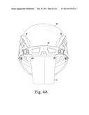 Ballistic and Impact Protective System for Military Helmet Assembly diagram and image