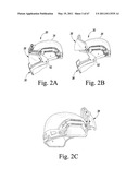 Ballistic and Impact Protective System for Military Helmet Assembly diagram and image