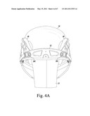 Ballistic and Impact Protective System for Military Helmet Assembly diagram and image