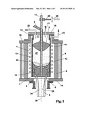 METHOD AND APPARATUS FOR PRODUCING A QUARTZ GLASS CYLINDER diagram and image