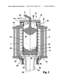 METHOD AND APPARATUS FOR PRODUCING A QUARTZ GLASS CYLINDER diagram and image