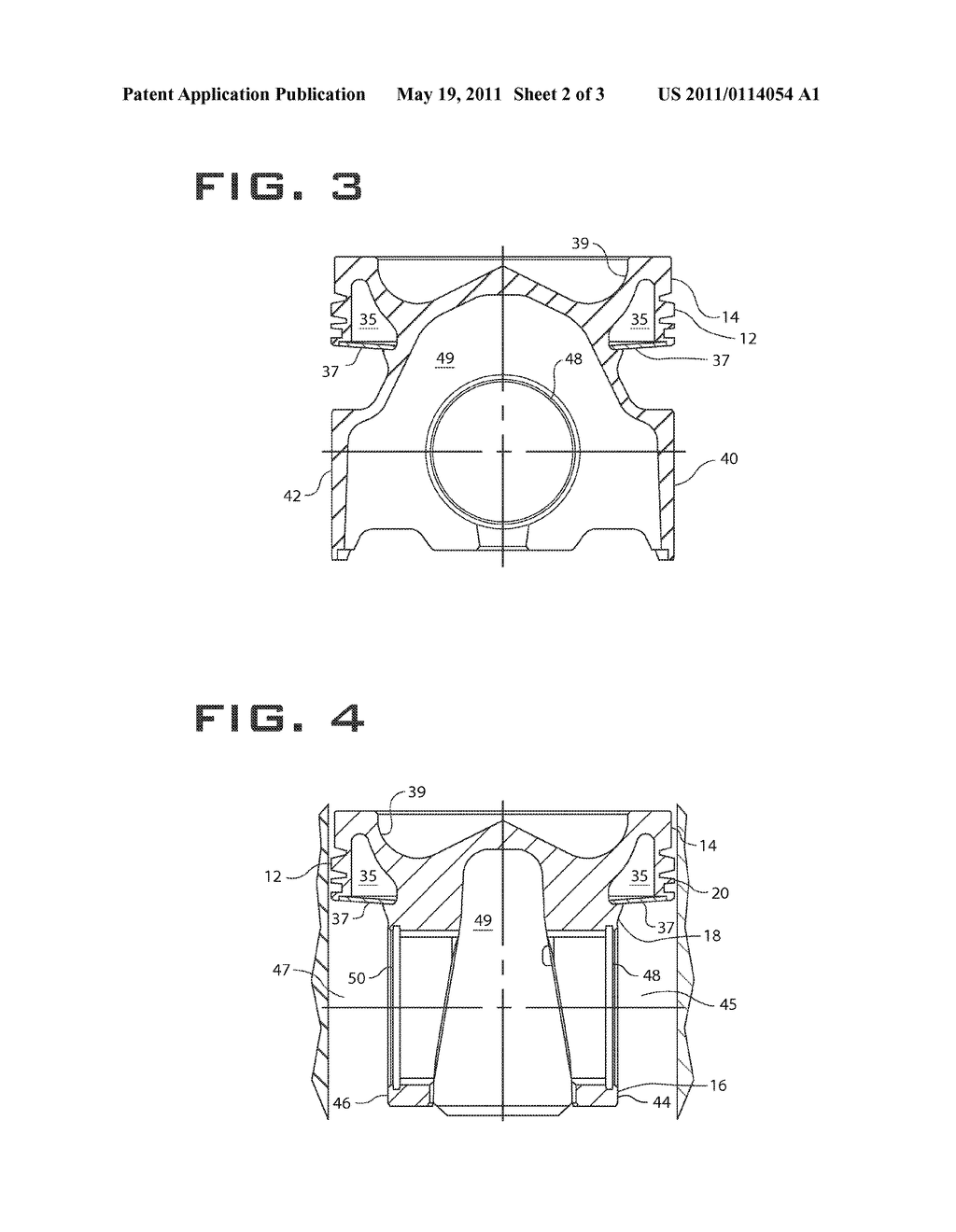 Single Piece Piston Body For An Internal Combustion Engine - diagram, schematic, and image 03