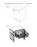 Dishwasher with a Device for Assembling the Basket to the Extracting Rail diagram and image