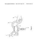 Belay device with a sliding slack bar diagram and image