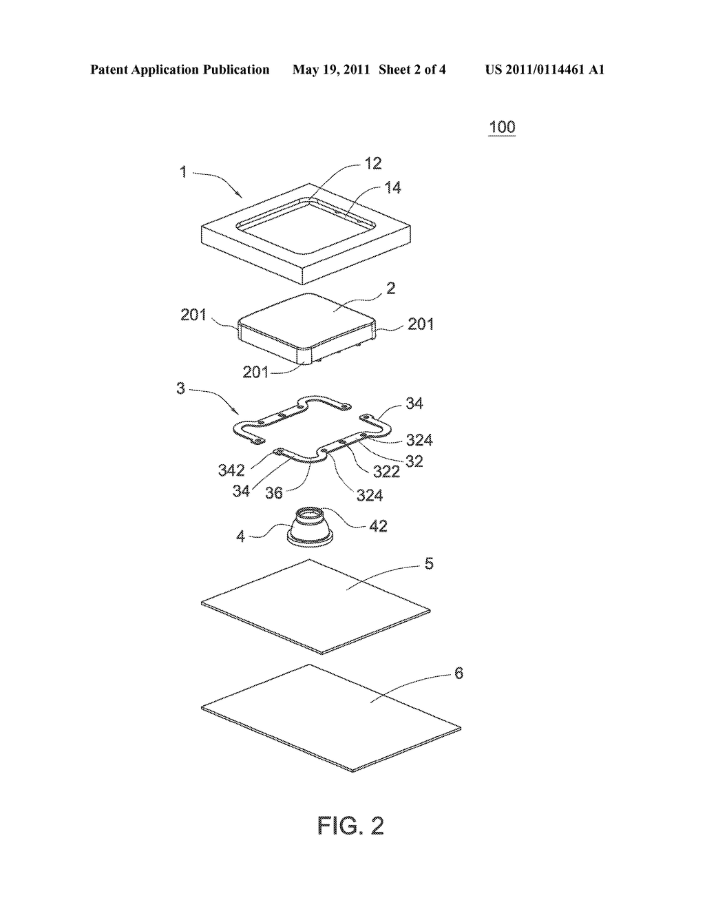 DEPRESSIBLE KEY STRUCTURE - diagram, schematic, and image 03