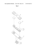 SIDE KEY MODULE FOR MOBILE COMMUNICATION TERMINAL diagram and image