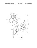 NOVEL REUSABLE APPARATUS FOR AFFIXING GIFT MATERIAL TO A PRESENTATION DEVICE diagram and image