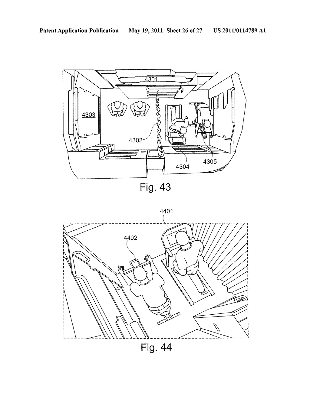 UNIT FOR ACCOMMODATION OF MEMBERS OF AN AIRCRAFT CREW - diagram, schematic, and image 27