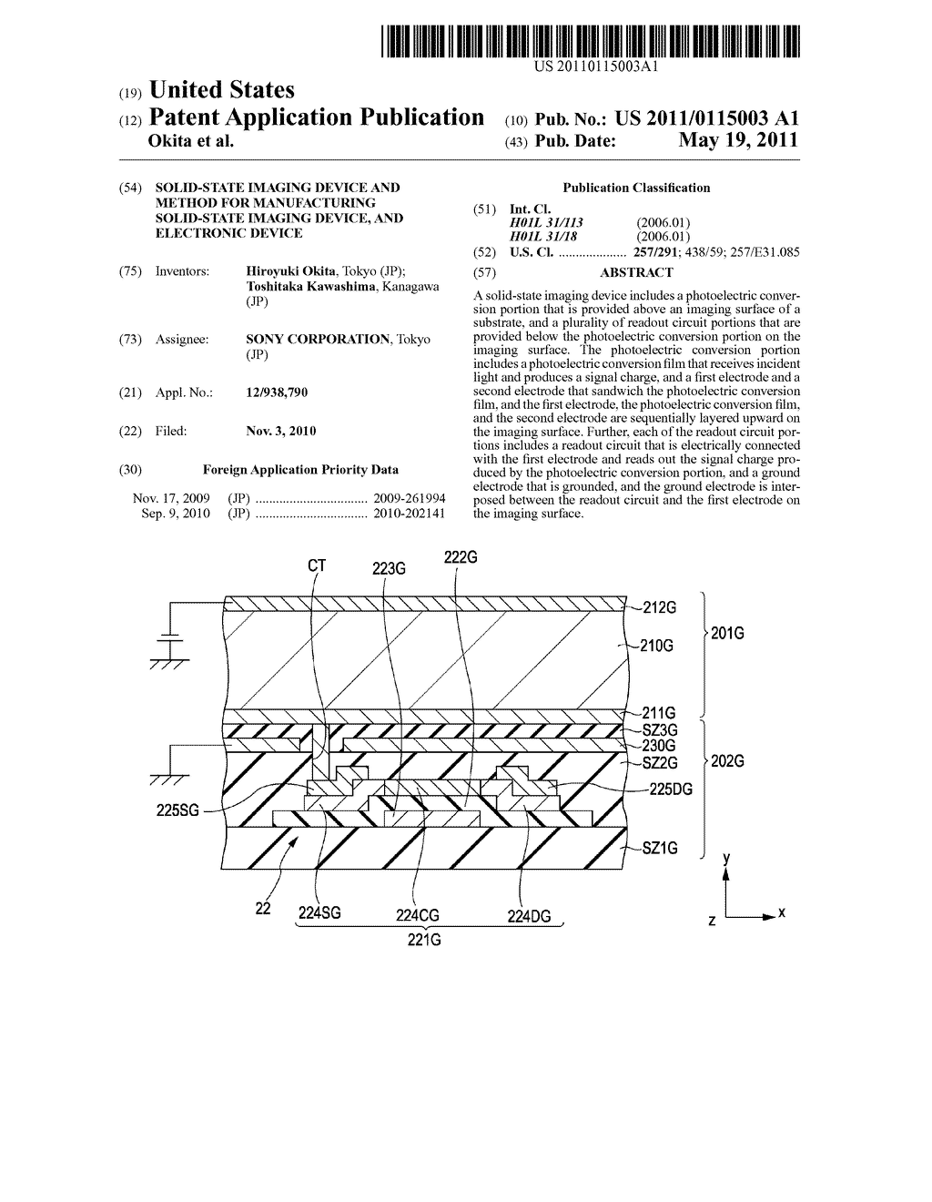 SOLID-STATE IMAGING DEVICE AND METHOD FOR MANUFACTURING SOLID-STATE IMAGING DEVICE, AND ELECTRONIC DEVICE - diagram, schematic, and image 01