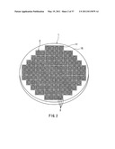 Wafter and substructure for use in manufacturing electronic component packages diagram and image