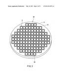 Wafter and substructure for use in manufacturing electronic component packages diagram and image