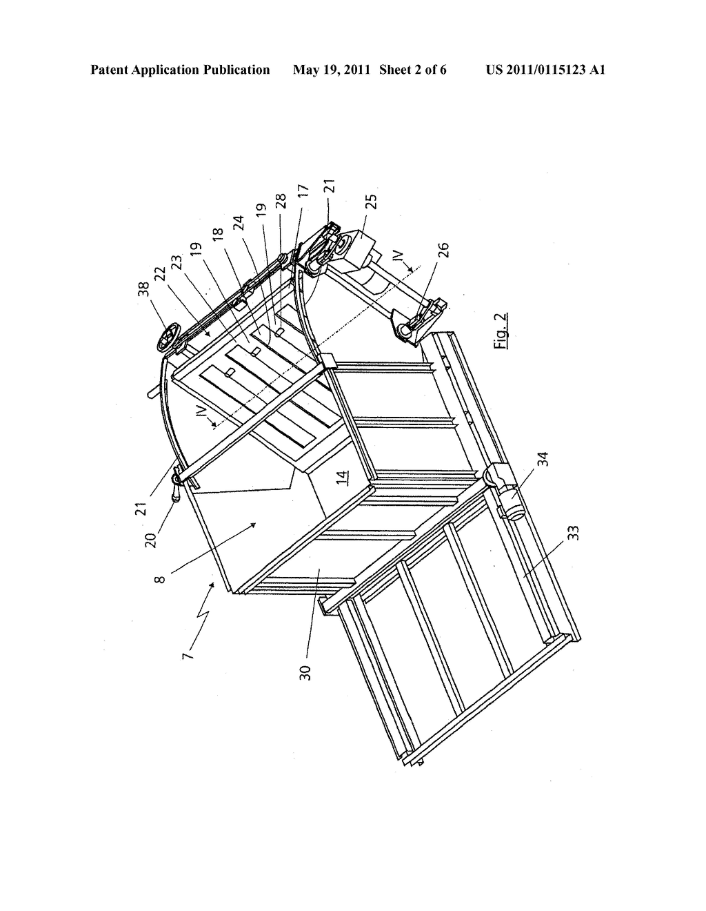 DEVICE FOR PRODUCING CONCRETE BLOCKS - diagram, schematic, and image 03