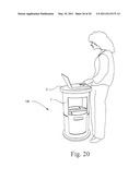 Modular mobile workstation with storage capacity diagram and image