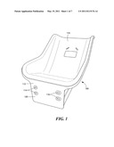 SHOPPING CART INFANT SEAT diagram and image