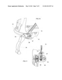 DEVICE FOR BRAKING A BOARD FOR GLIDING diagram and image