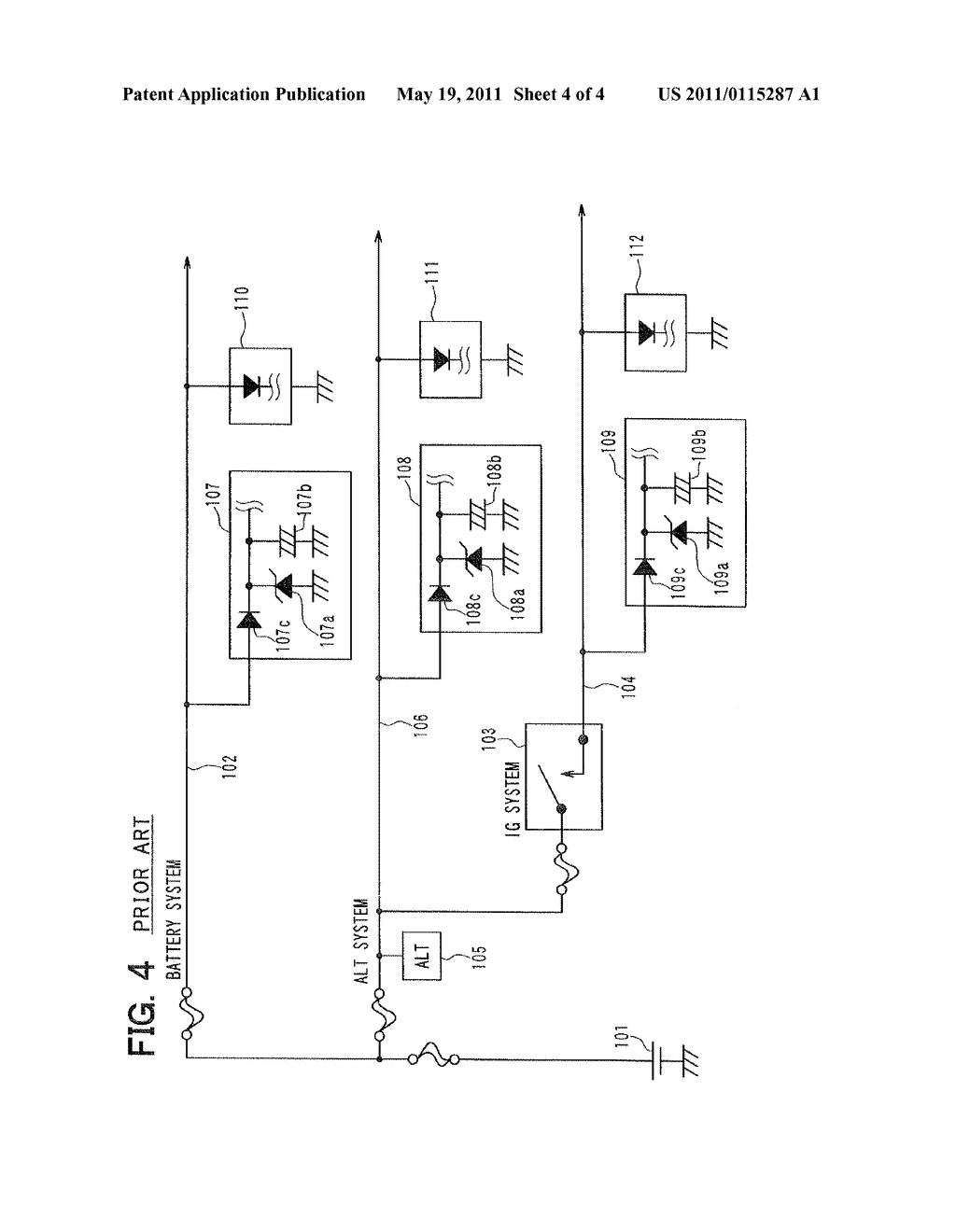 VEHICULAR POWER SUPPLY CIRCUIT - diagram, schematic, and image 05