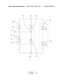 LED LAMP AND PROTECTING CIRCUIT THEREOF diagram and image