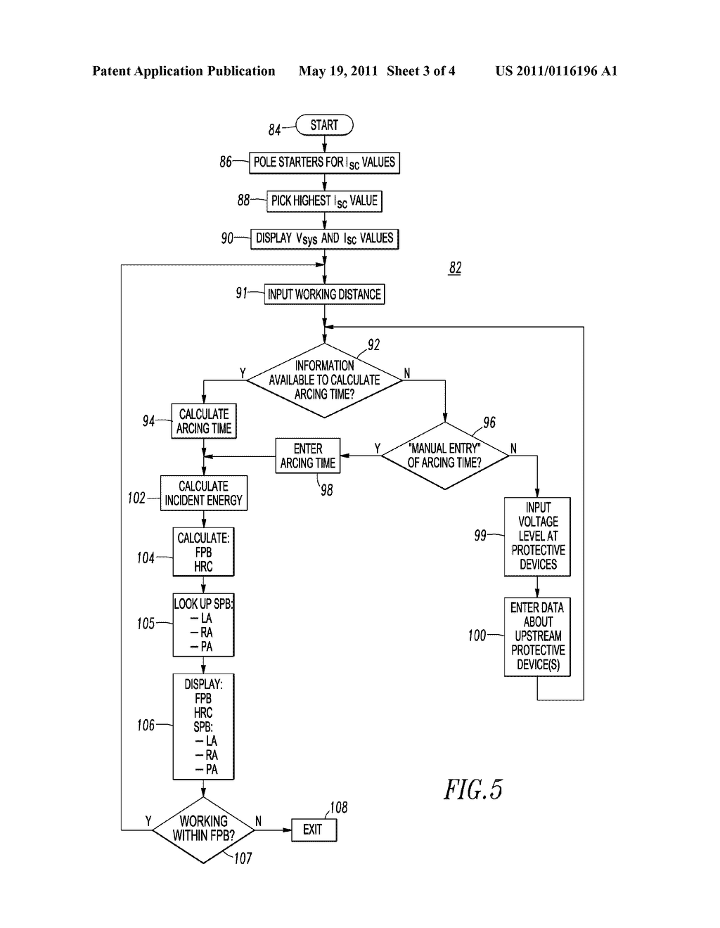 PROTECTION RELAY, ELECTRICAL SWITCHING APPARATUS, AND SYSTEM INCLUDING A NUMBER OF CONTROLLERS FOR DETERMINING AND OUTPUTTING FAULT CURRENT AVAILABLE AT A LOAD AND INCIDENT ENERGY OR PERSONAL PROTECTIVE EQUIPMENT LEVEL OPERATIVELY ASSOCIATED THEREWITH - diagram, schematic, and image 04