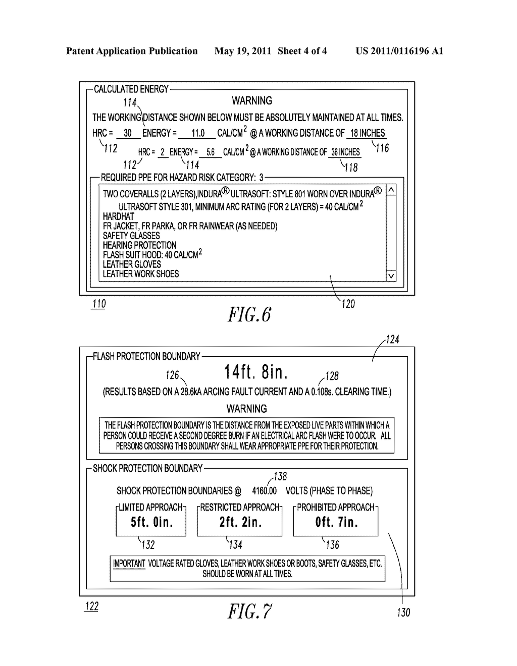 PROTECTION RELAY, ELECTRICAL SWITCHING APPARATUS, AND SYSTEM INCLUDING A NUMBER OF CONTROLLERS FOR DETERMINING AND OUTPUTTING FAULT CURRENT AVAILABLE AT A LOAD AND INCIDENT ENERGY OR PERSONAL PROTECTIVE EQUIPMENT LEVEL OPERATIVELY ASSOCIATED THEREWITH - diagram, schematic, and image 05