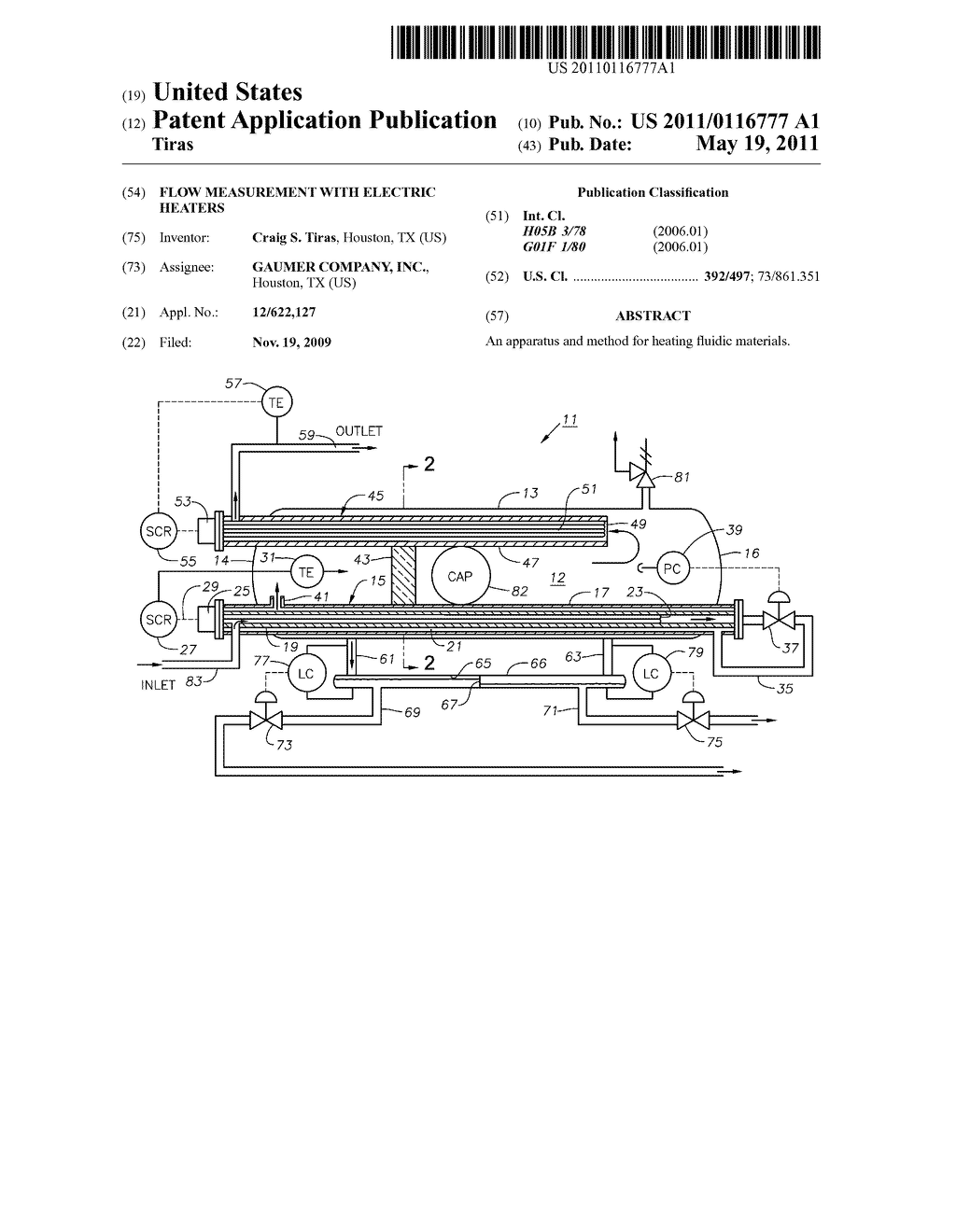 FLOW MEASUREMENT WITH ELECTRIC HEATERS - diagram, schematic, and image 01