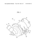 WATER PUMP PROVIDED WITH A BEARING diagram and image