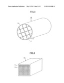 HONEYCOMB STRUCTURAL BODY AND EXHAUST GAS CONVERTING APPARATUS diagram and image