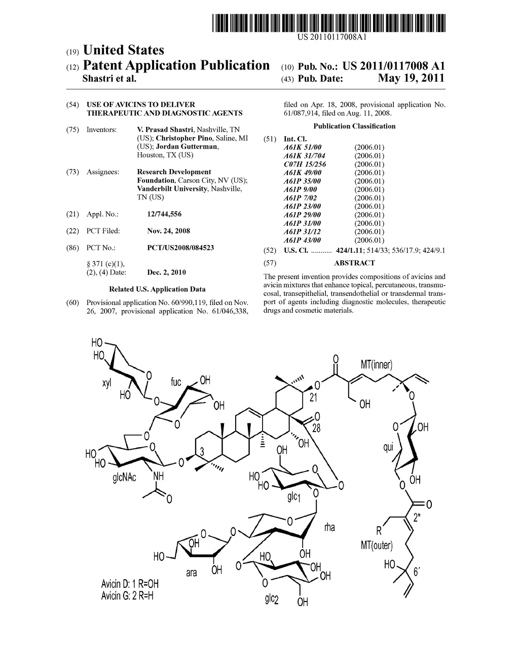 USE OF AVICINS TO DELIVER THERAPEUTIC AND DIAGNOSTIC AGENTS - diagram, schematic, and image 01