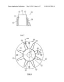 VANE, MOUNTING ASSEMBLY AND THROWING WHEEL APPARATUS HAVING A LOCKING MEMBER TAPERED IN TWO PLANES diagram and image