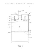 REVERSE OBLIQUE AIR CURTAIN EXHAUST CABINET diagram and image