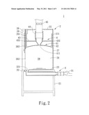 REVERSE OBLIQUE AIR CURTAIN EXHAUST CABINET diagram and image