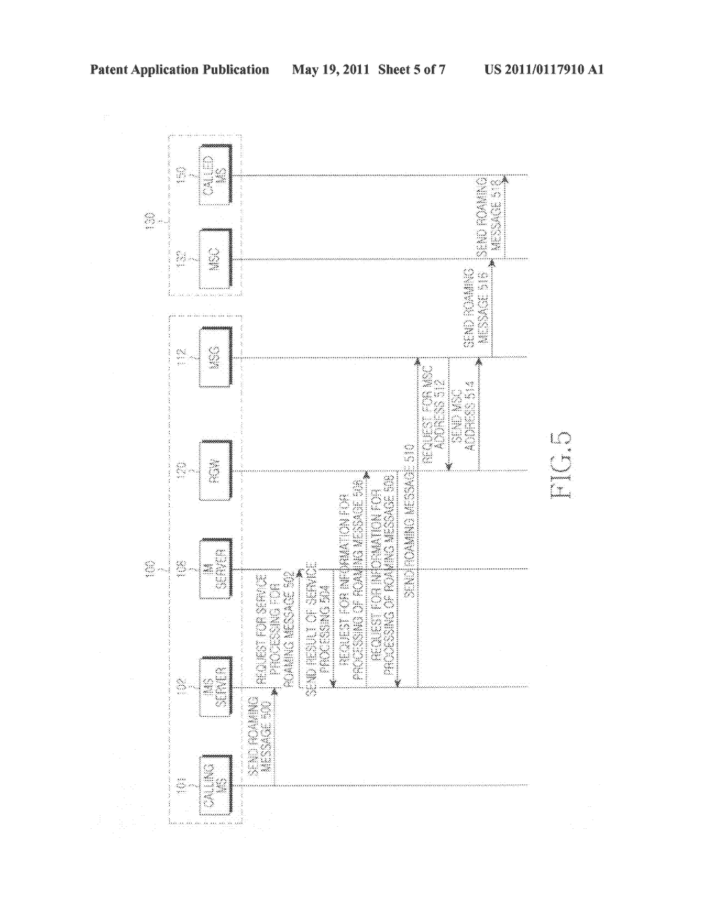Method and system for providing roaming service in wireless communication system - diagram, schematic, and image 06