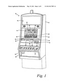 Wagering Game With Overlying Transmissive Display for Providing Enhanced Game Features diagram and image