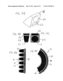 DEVICES FOR INTRODUCTION INTO A BODY VIA A SUBSTANTIALLY STRAIGHT CONDUIT TO FOR A PREDEFINED CURVED CONFIGURATION, AND METHODS EMPLOYING SUCH DEVICES diagram and image