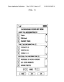 METHOD FOR SETTING BACKGROUND SCREEN AND MOBILE TERMINAL USING THE SAME diagram and image